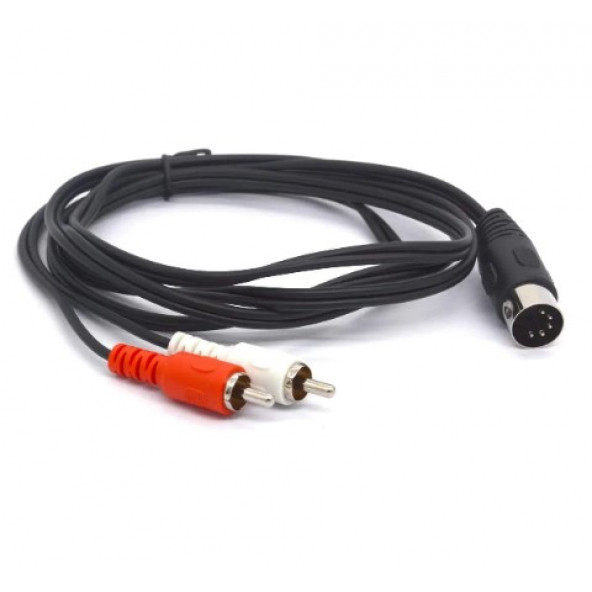 5 Pin Din to 2 RCA Kablosu - 2