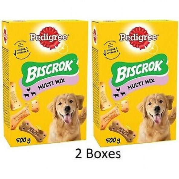 Pedigree Biscrok 2 x 500 gr Köpek Bisküvisi