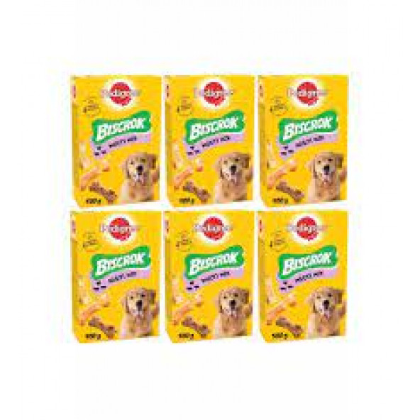 Pedigree Biscrok 6 x 500 gr Köpek Bisküvisi