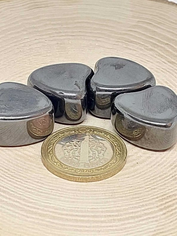 Manyetit Taşı Kalp Şekilli (18-20gr) - 3