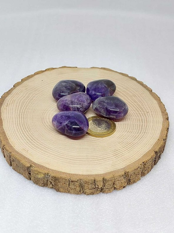Ametist Taşı Kalp Şekilli (14-16gr) - 2