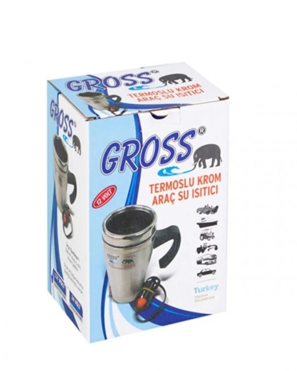 Penguen Gross 0051 Termoslu Araç Su Isıtıcı Kettle 12 Volt -21 - 2