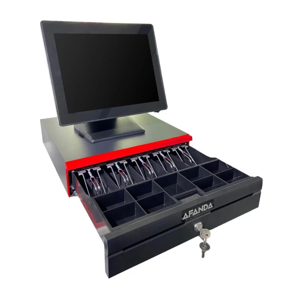 Afanda Para Çekmecesi, Metal Kasa, 5 Kağıt, 8 Madeni Para Bölümlü - 3