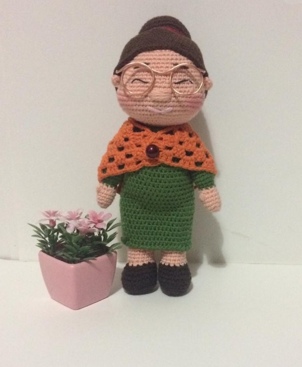 Tonton Dede ve Nine Amigurumi Organik Oyuncak - 4
