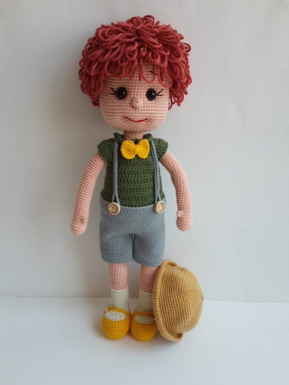 Tarçın Bebek Amigurumi Organik Oyuncak - 4