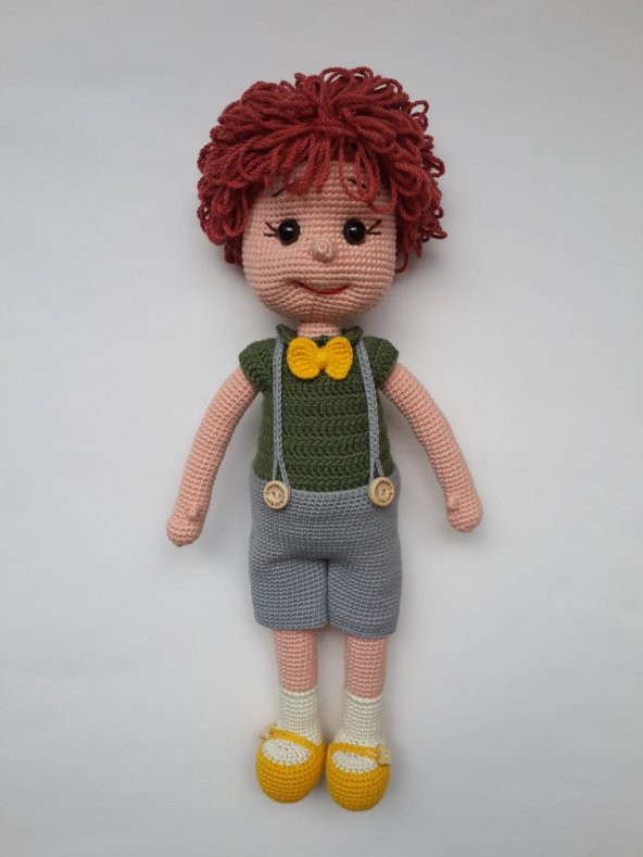 Tarçın Bebek Amigurumi Organik Oyuncak - 5
