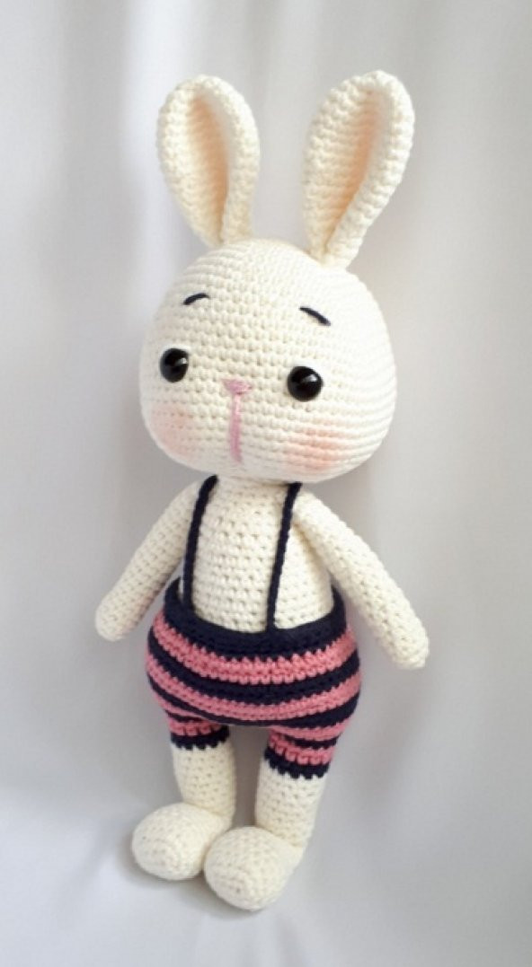 Tatlı Tavşik Sunny Amigurumi Organik Oyuncak ürün görseli 1