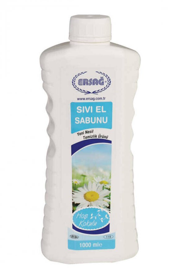 Ersağ Hoş Kokulu Sıvı El Sabunu 1000 Ml. + Boş Aparat - Resim 2