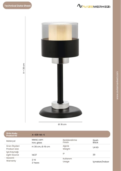 SİYAH APLİK A-428-ML-S - 3