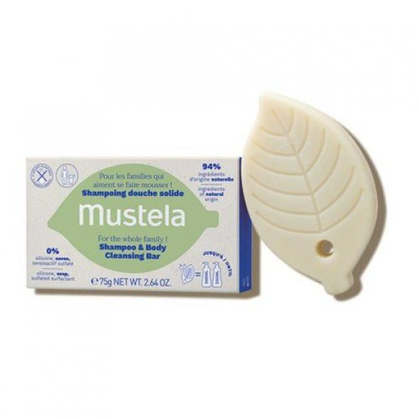 Mustela Shampoo Body Cleasing Bar 75 g