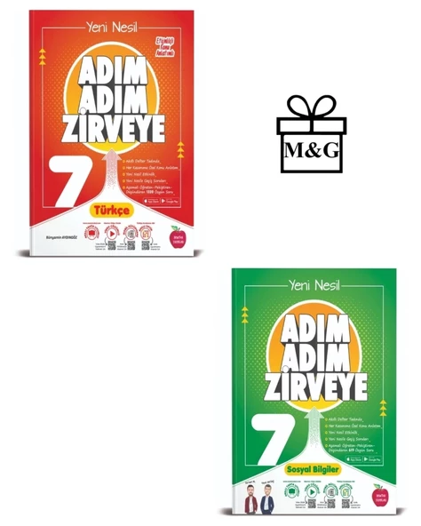 7.Sınıf Adım Adım Türkçe Ve Sosyal Bilgiler Konu Anlatımlı