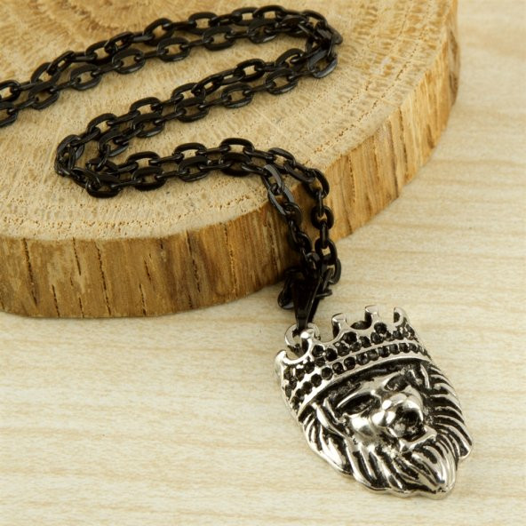 Trend Aslan İşareti Metal Erkek Kolye