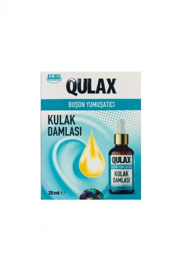 EDİS PHARMA Qulax Buşon Yumuşatıcı Kulak Damlası 20 ml Ambalaj