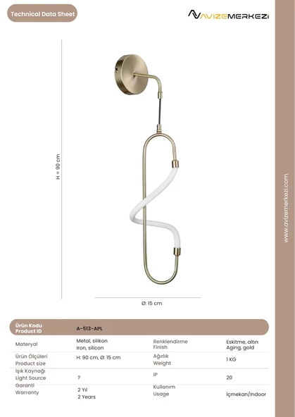 LEDLİ APLİK A-513-APL - 2