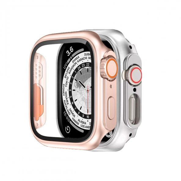 BİNANO APPLE WATCH 44MM ULTRA DÖNÜŞTÜRÜCÜ ROSE GOL