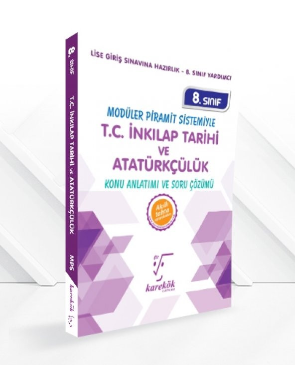 8.Sınıf Tc.İnkilap Tarihi Ve Atatürkçülük  Mps (Modüler Piramit Sistemi) - Karekök Yayınları