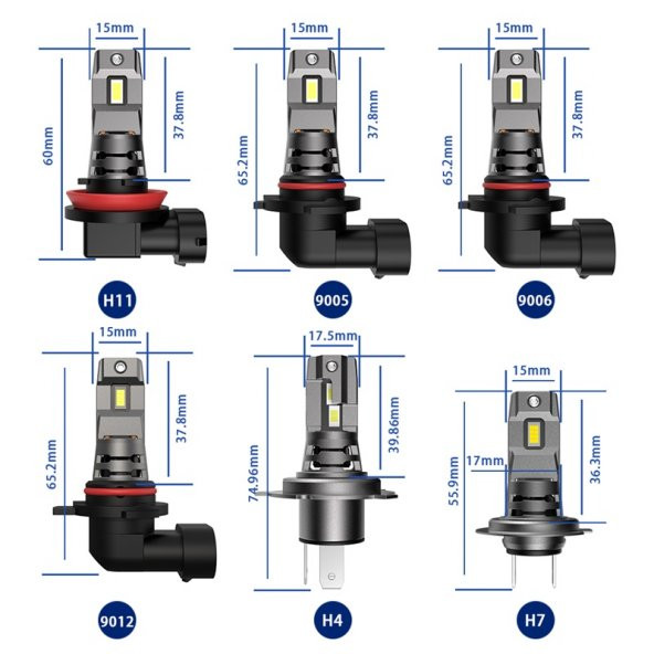 H4 Led far ampulü 80W 11000LM H4 12-30V / LAAM930 - 3