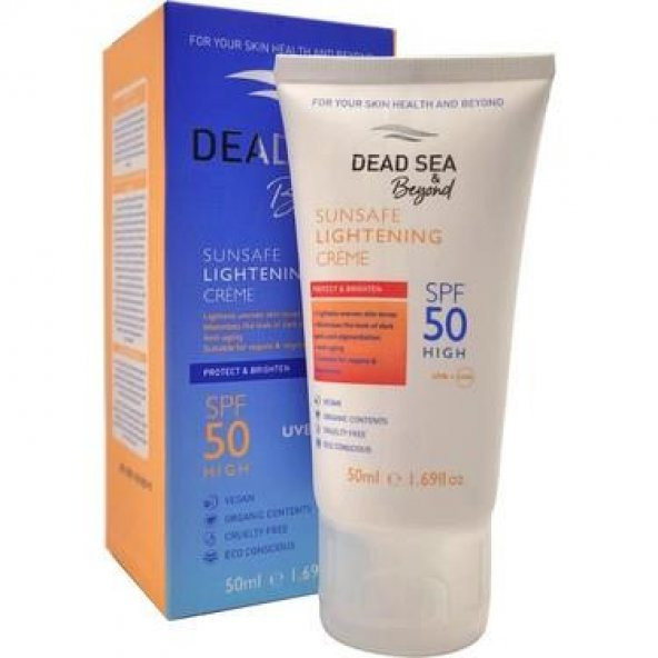 Dead Sea & Beyond Sunsafe Lightening Spf50 Güneş Kremi 50ml