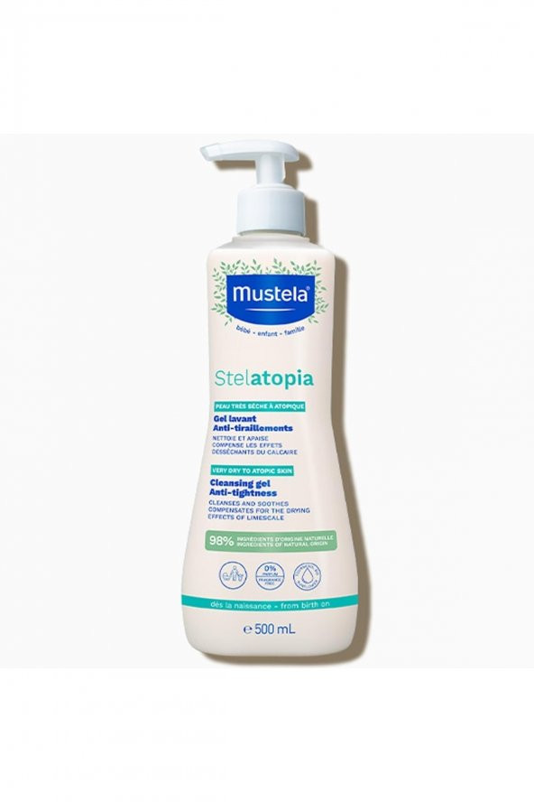 Mustela Stelatopia Çok Kuru Ciltler Için Şampuan 500 Ml