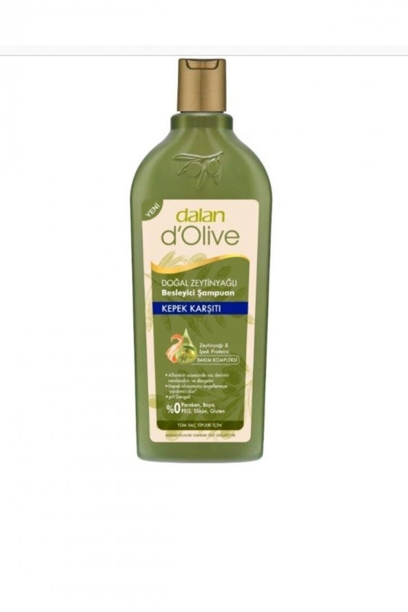 Dalan Dolive Şampuan Zeytinyağlı Kepek 400 ml