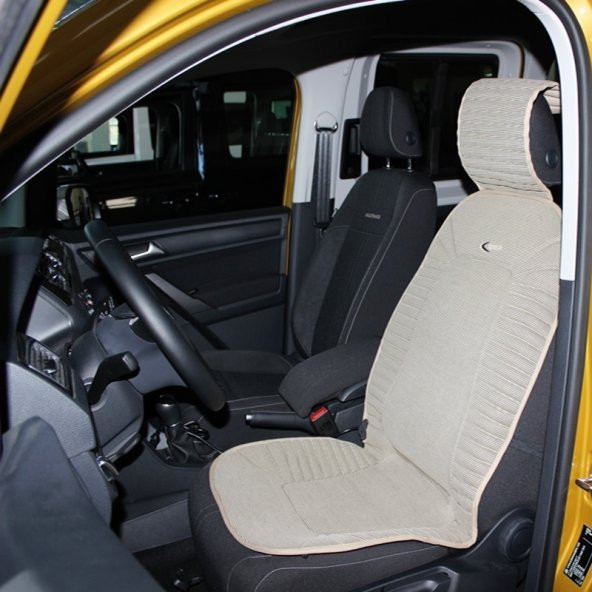 Space Isıtmalı Koltuk Kılıfı Minder Bej / KLMNY161 PREMİUM ürün görseli 1