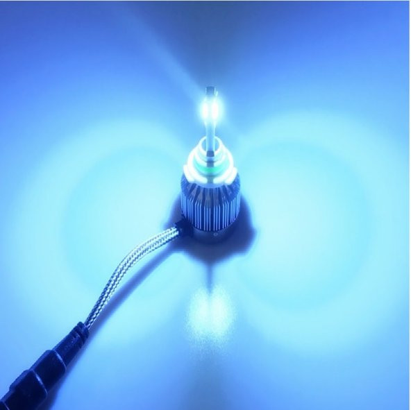 Space Led Far Ampulü 9006-3000LMX2-30W-12V Buz Mavisi / LAAM704 ürün görseli 1