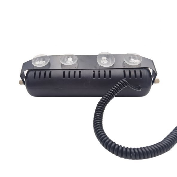 Cam İçi Çakar Lamba Uzaktan Kumandalı 16 Led 24W 12V Kırmızı-Mavi / LAPA520 - 12
