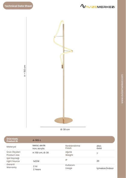 A-513-L Ledli Lambader - 3