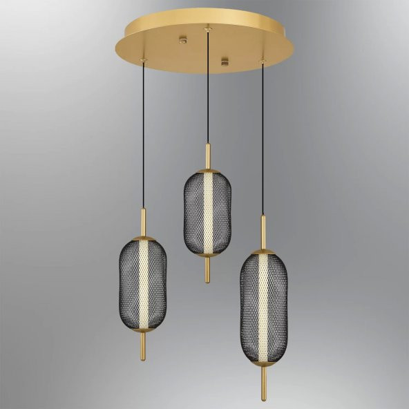 ZC-322-3G ÜÇLÜ MODERN AVİZE - 3