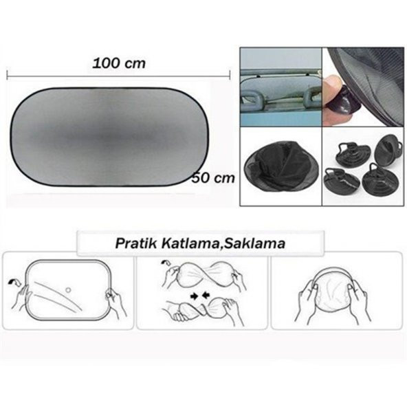 Space Çember Arka Cam Perdesi 100cm / PEAR10 ürün görseli 1