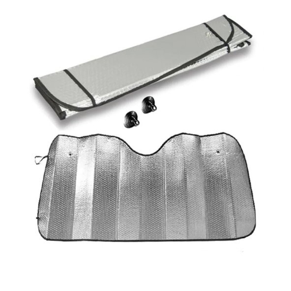 Space Balonlu Gümüş Ön Cam Perdesi Küçük 60X130 / PEON10 ürün görseli 1