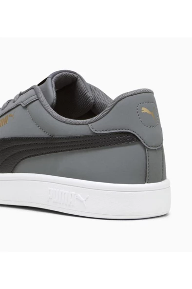 Puma Smash 3.0 Buck Erkek Sneaker Ayakkabı Gri Siyah 40-45 - 6