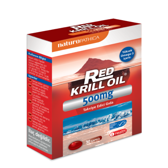Red Krill Oil 500 mg 30 Kapsül