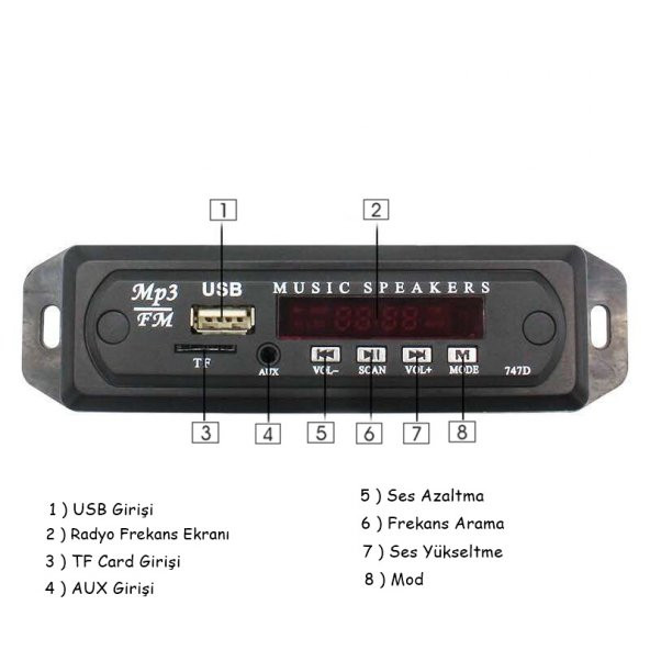 Space Aux USB Mp3 Dönüştürücü / ICCA99 - 3