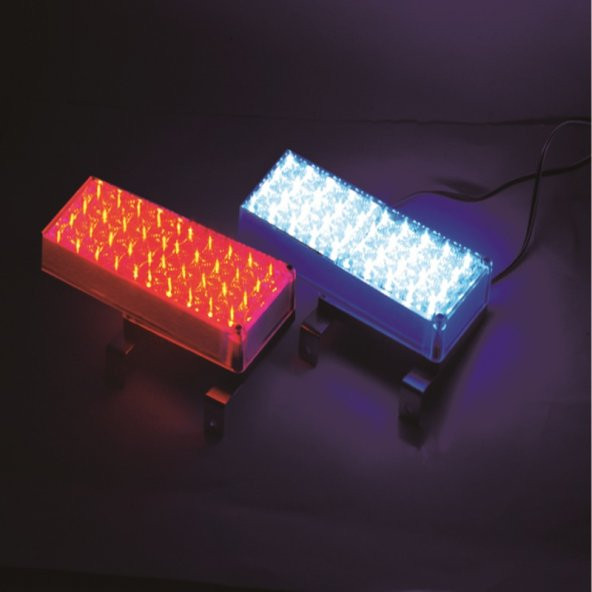 Space Flaşlı İkaz Lambası 96 Led (Kırmızı-Mavi) / LAPA19 - 2
