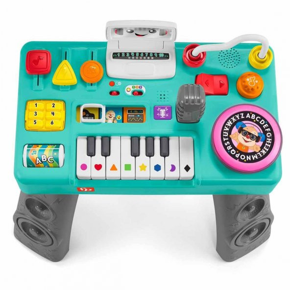 Fisher Price Sesli ve Işıklı Eğlenceli DJ Aktivite Masası HRB61 - 2