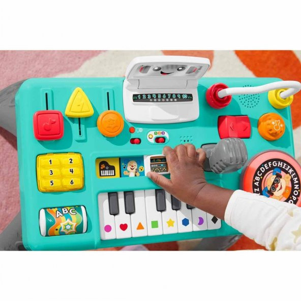 Fisher Price Sesli ve Işıklı Eğlenceli DJ Aktivite Masası HRB61 - 5