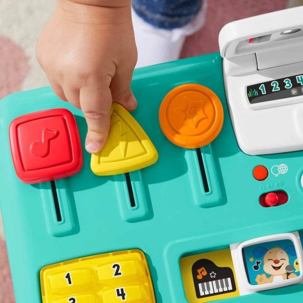 Fisher Price Sesli ve Işıklı Eğlenceli DJ Aktivite Masası HRB61 - 7