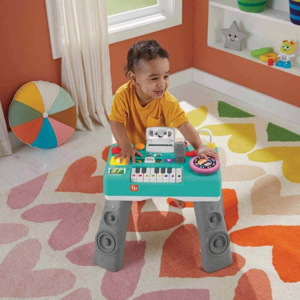Fisher Price Sesli ve Işıklı Eğlenceli DJ Aktivite Masası HRB61 - 11