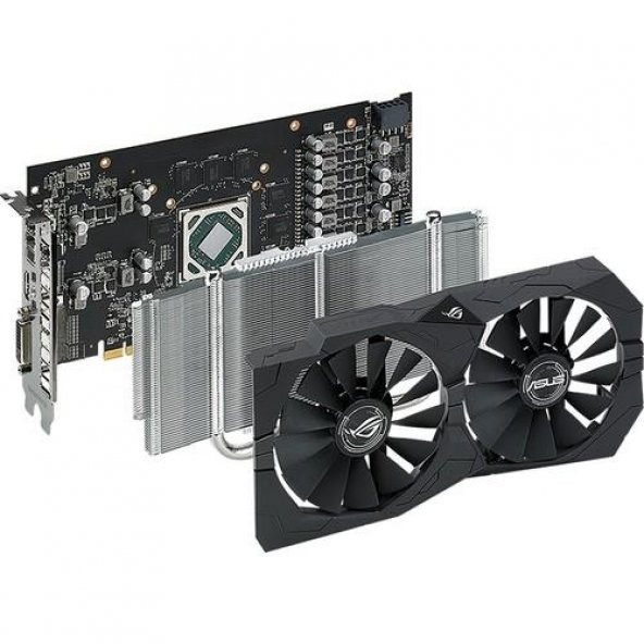 Asus Rx 560 Rog Strix Rog-Strıx-Rx560-4G-V2-Gamıng 128 Bit Gddr5 4 Gb Ekran Kartı - 6