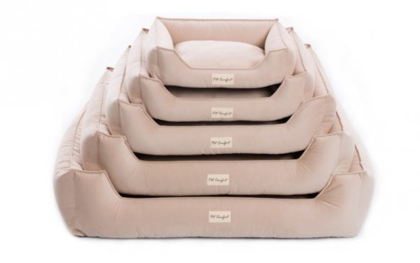 Pet Comfort Delta  Ekru Kedi ve Köpek Yatağı S 75x60cm - Resim 6