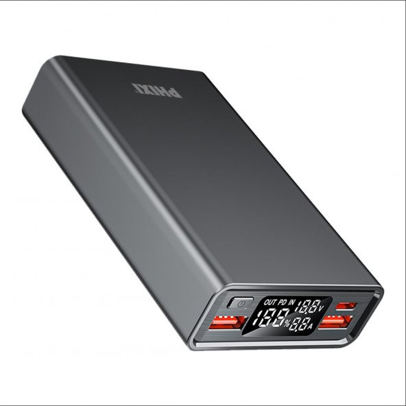 Phixi Ultimate UP65 15.000mAh 3 Çıkışlı LCD Göstergeli Powerbank