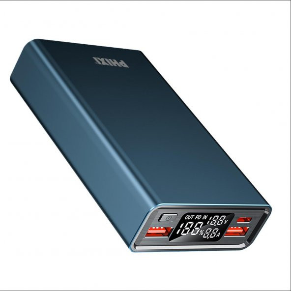 Phixi Ultimate UP65 15.000mAh 3 Çıkışlı LCD Göstergeli Powerbank - 2