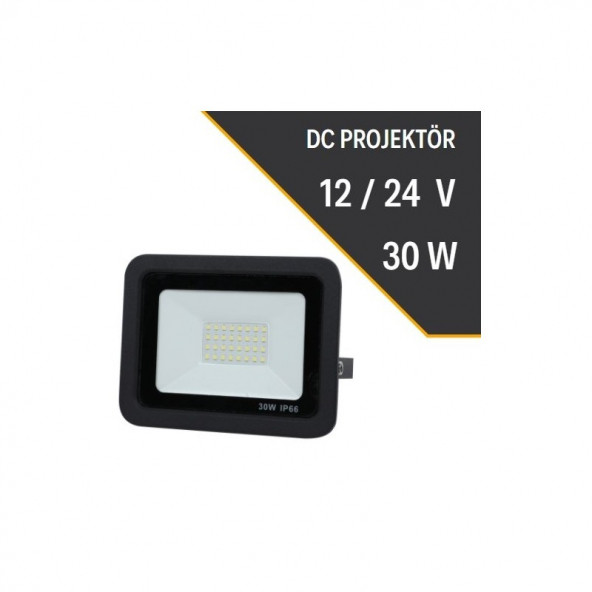 Lexron 30 Watt 12-24 Volt Dc Led Projektör (1 Yıl Garanti)