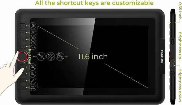 XP-Pen Artist12 Pro 11.6 Inc Ekranlı Grafik Çizim Tableti - 2