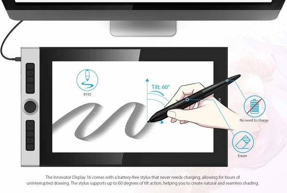 XP-Pen Innovator 16 Grafik Çizim Tableti - 15.6 Inc - 3