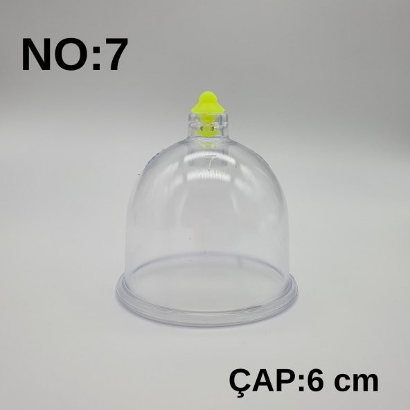 Hacamat & Masaj Kupası No:7 Silikon Tıpalı 10 adet ürün görseli