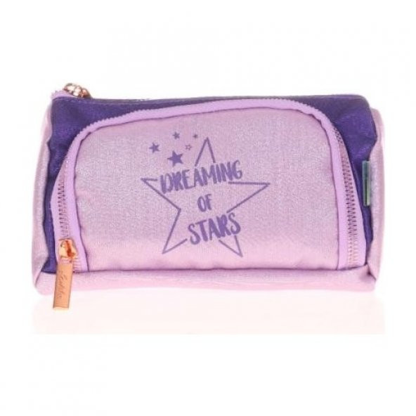 Kaukko Sparkle Plump Kalem Çantası (mor)krn-K2524