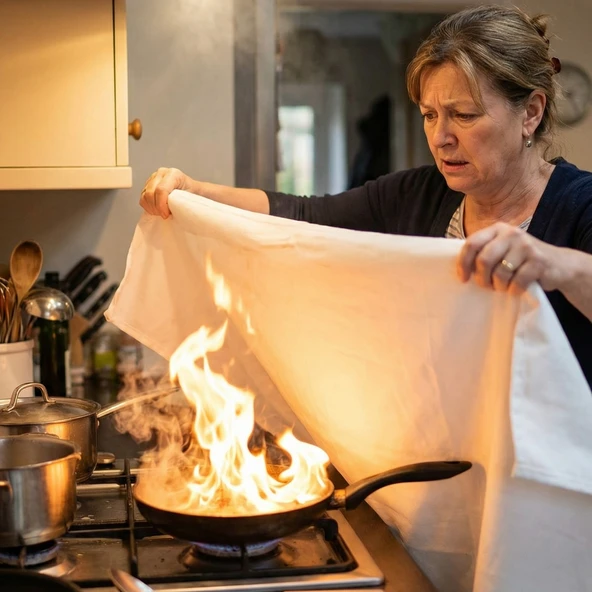 Yangın Söndürme Battaniyesi 100 x 140 cm CE Sertifikalı - Resim 4