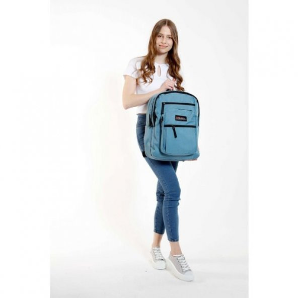 Kaukko Full Pocket Sırt Çantası (mavi)krn-K1429 - Resim 4